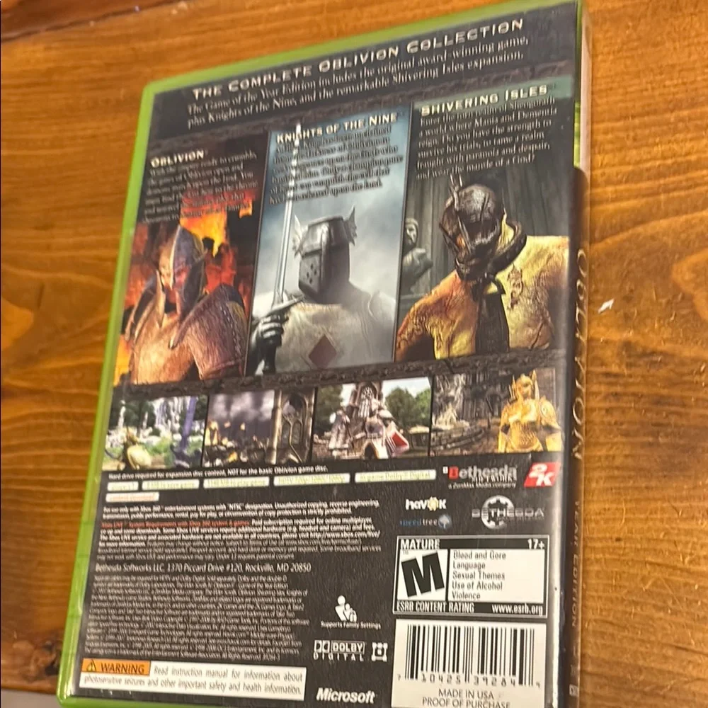 The Elder Scrolls IV: Oblivion Game of the Year Edition for Xbox 360